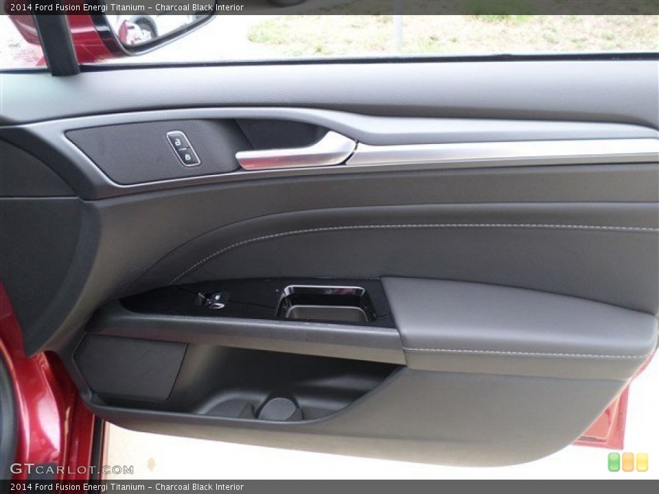 Charcoal Black Interior Door Panel for the 2014 Ford Fusion Energi Titanium #85857832