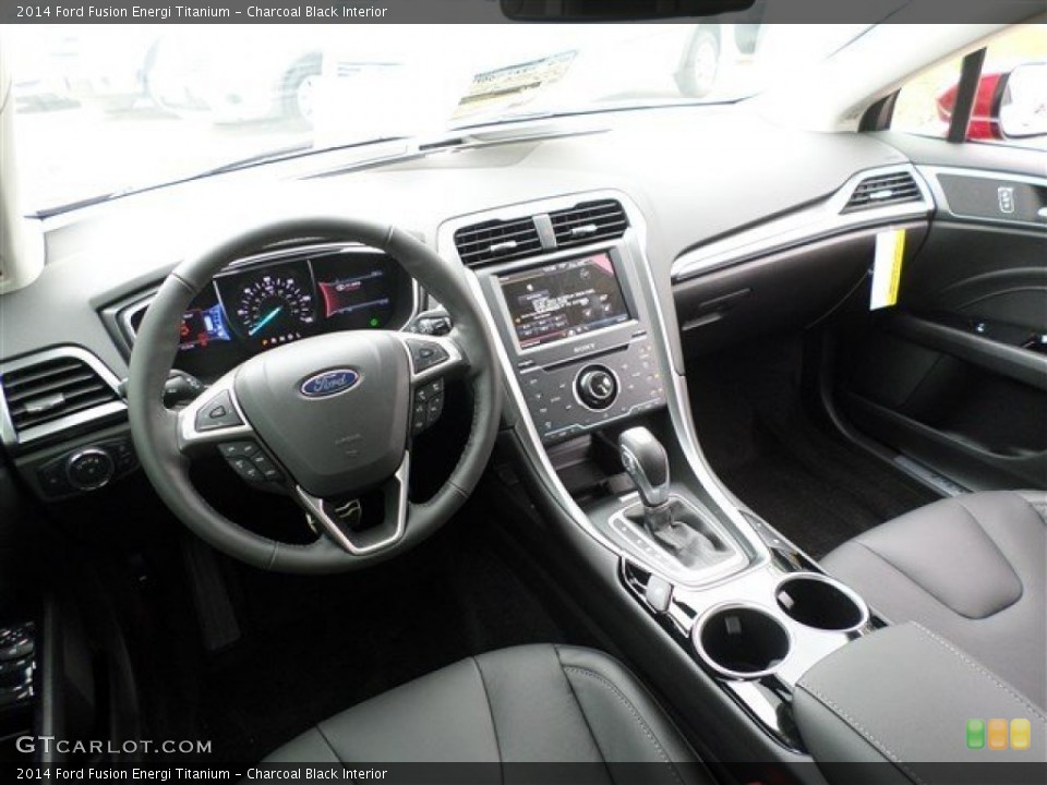 Charcoal Black Interior Prime Interior for the 2014 Ford Fusion Energi Titanium #85857994