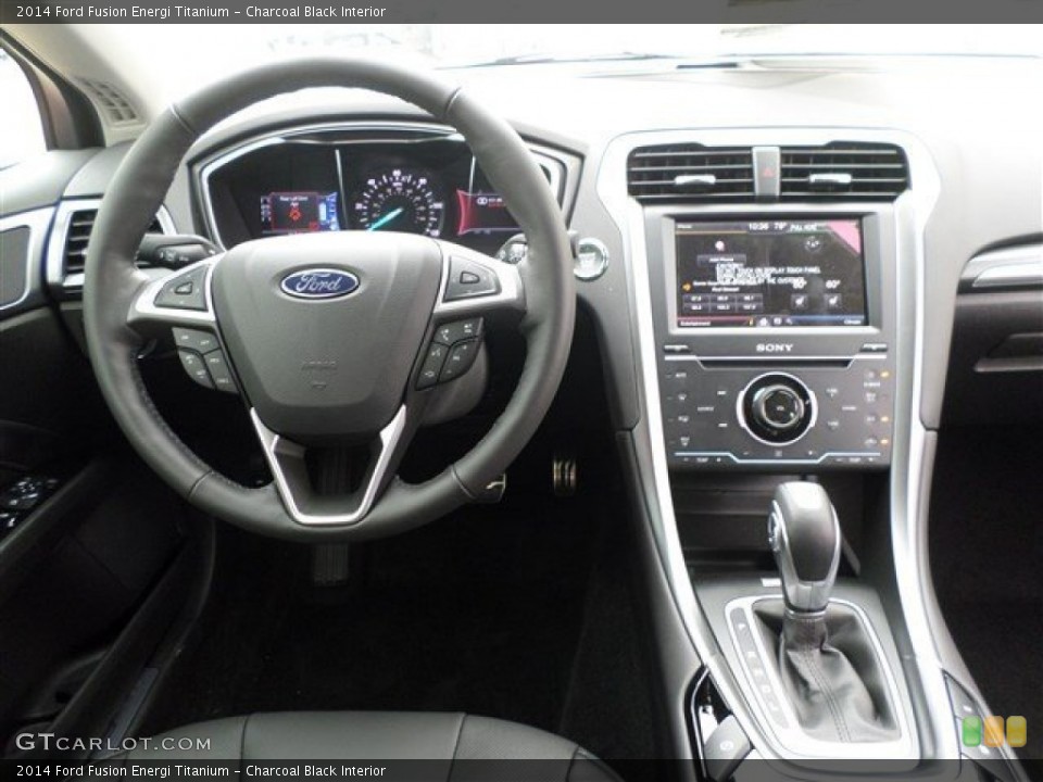 Charcoal Black Interior Dashboard for the 2014 Ford Fusion Energi Titanium #85858012