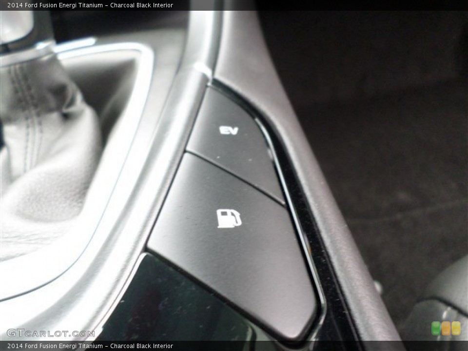 Charcoal Black Interior Controls for the 2014 Ford Fusion Energi Titanium #85858147