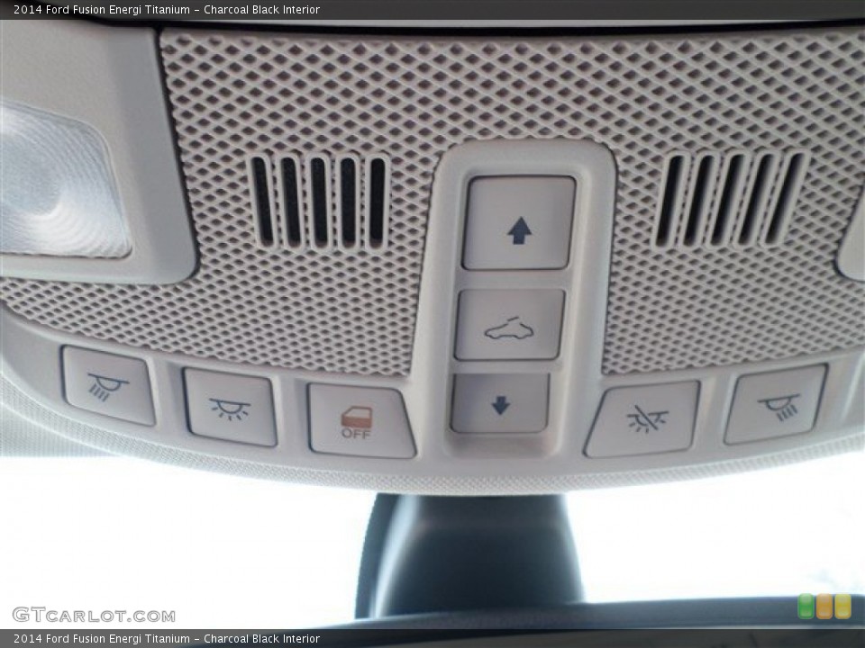 Charcoal Black Interior Controls for the 2014 Ford Fusion Energi Titanium #85858279