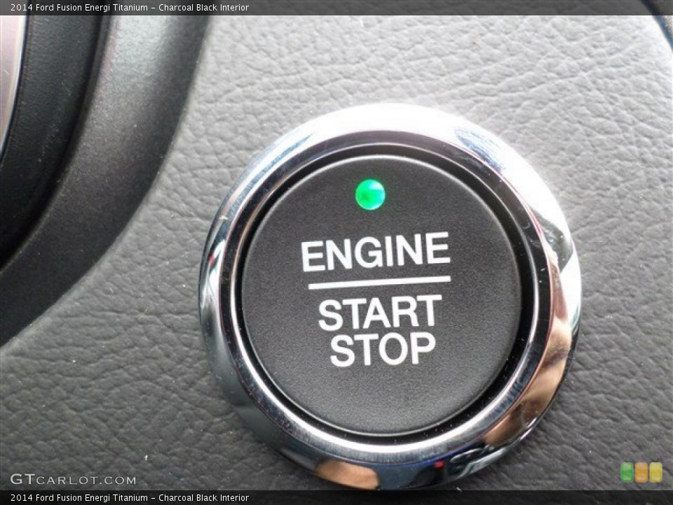 Charcoal Black Interior Controls for the 2014 Ford Fusion Energi Titanium #85858318