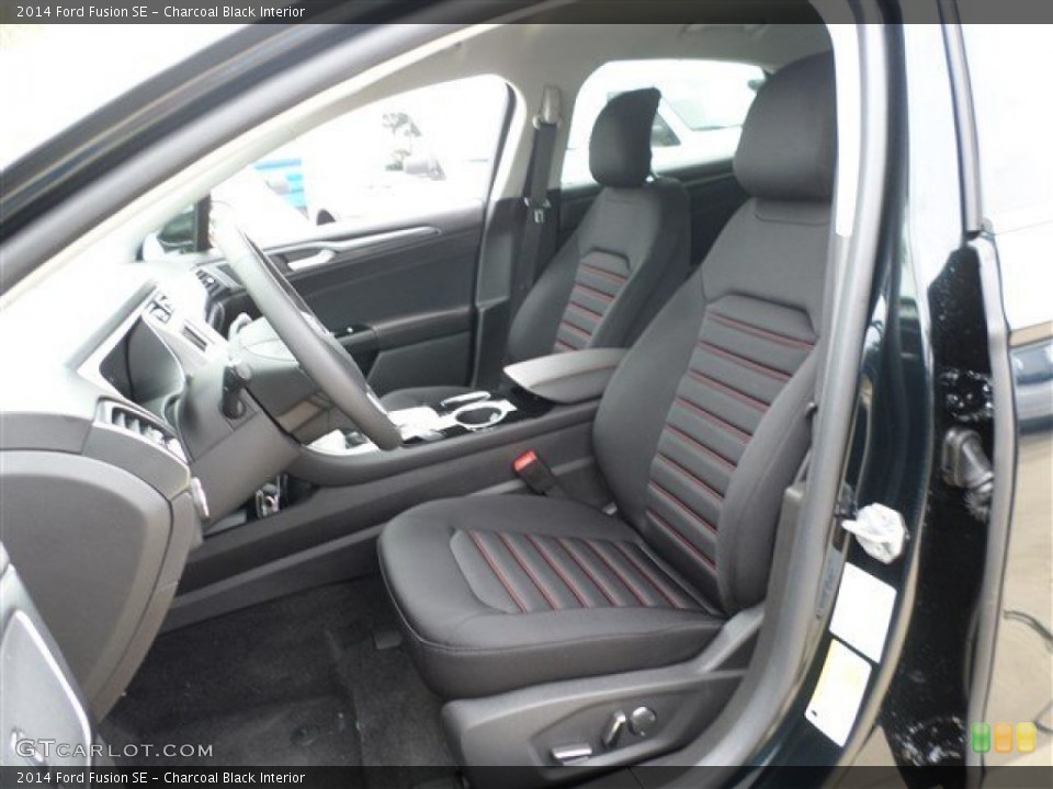 Charcoal Black Interior Photo for the 2014 Ford Fusion SE #85858850