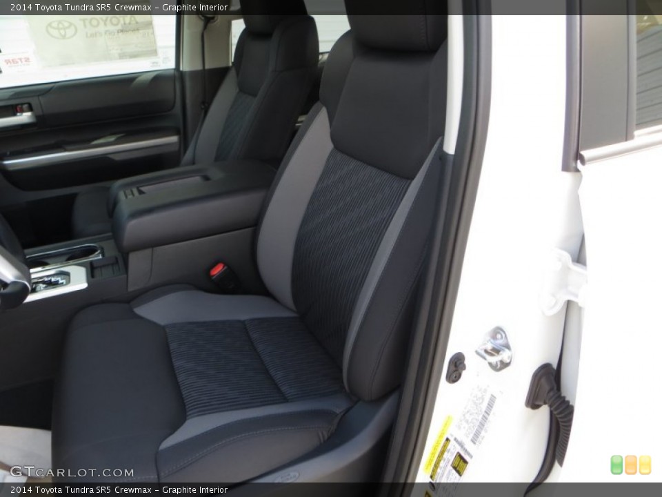 Graphite Interior Front Seat for the 2014 Toyota Tundra SR5 Crewmax #85862281
