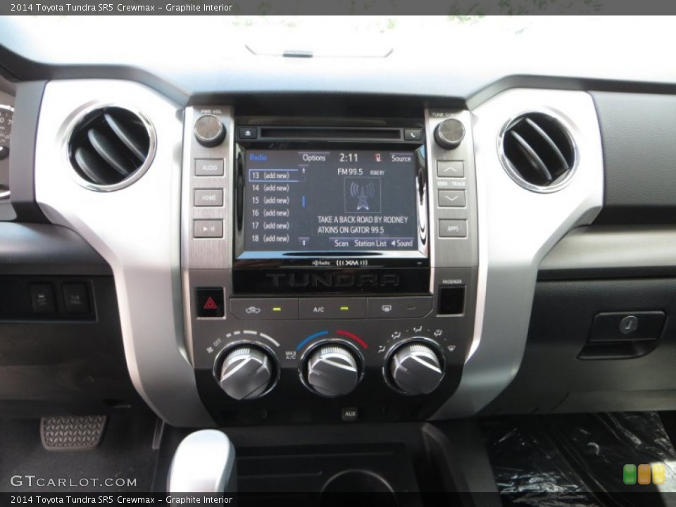 Graphite Interior Controls for the 2014 Toyota Tundra SR5 Crewmax #85862356