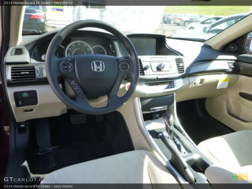 Ivory Interior Prime Interior for the 2014 Honda Accord EX Sedan #85862797