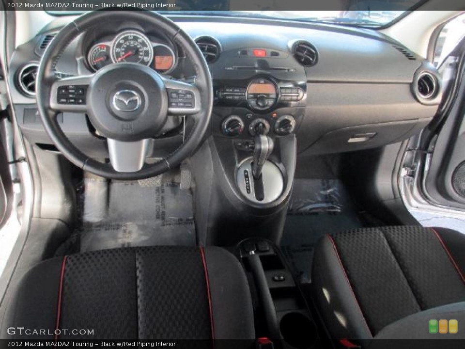 Black w/Red Piping Interior Dashboard for the 2012 Mazda MAZDA2 Touring #85862896