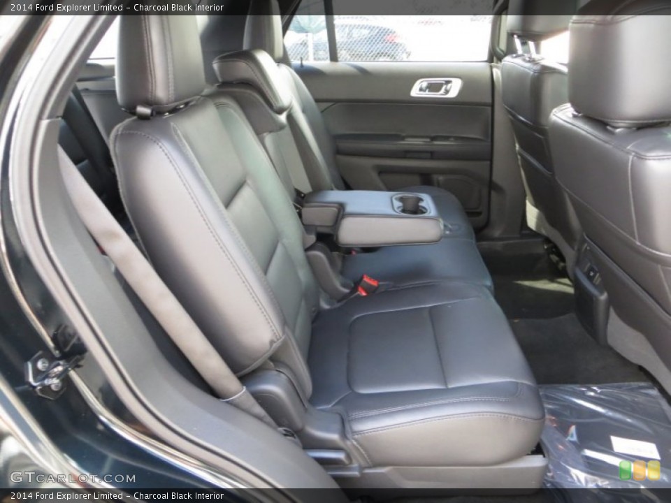 Charcoal Black Interior Rear Seat for the 2014 Ford Explorer Limited #85863135