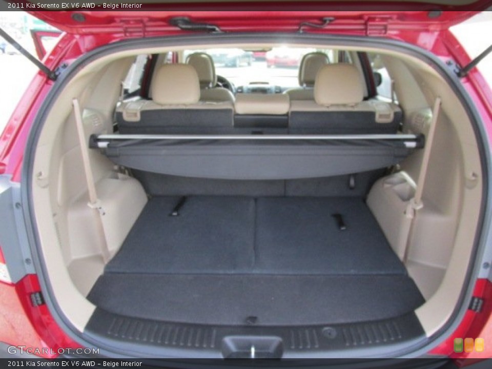 Beige Interior Trunk for the 2011 Kia Sorento EX V6 AWD #85865002