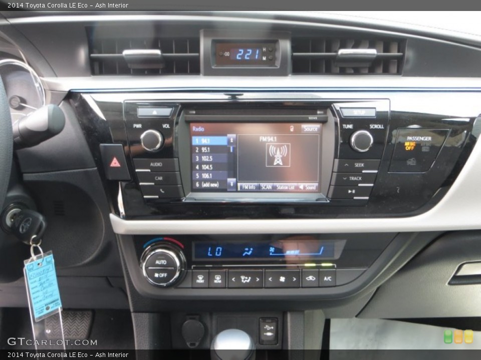 Ash Interior Controls for the 2014 Toyota Corolla LE Eco #85866382