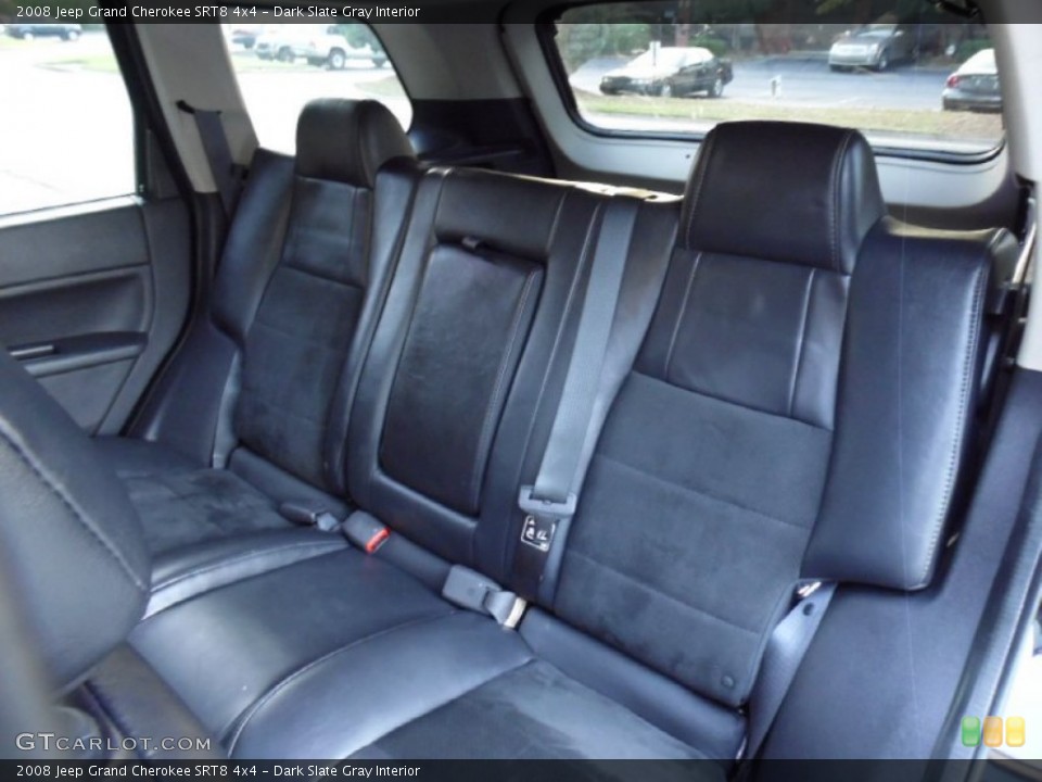 Dark Slate Gray Interior Rear Seat for the 2008 Jeep Grand Cherokee SRT8 4x4 #85866976