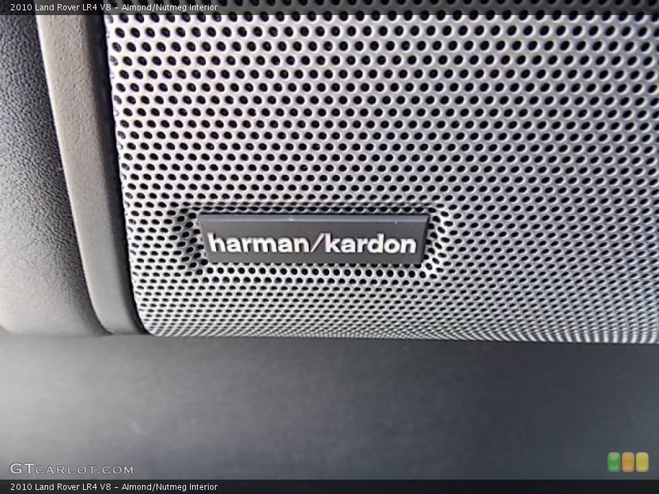 Almond/Nutmeg Interior Audio System for the 2010 Land Rover LR4 V8 #85868002