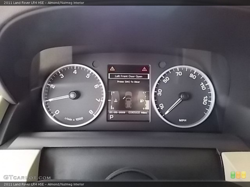 Almond/Nutmeg Interior Gauges for the 2011 Land Rover LR4 HSE #85869745
