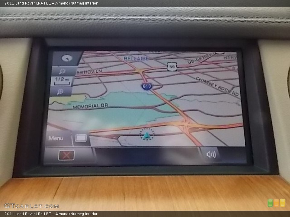 Almond/Nutmeg Interior Navigation for the 2011 Land Rover LR4 HSE #85869793
