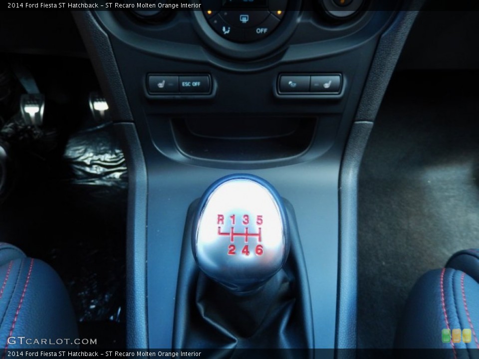 ST Recaro Molten Orange Interior Transmission for the 2014 Ford Fiesta ST Hatchback #85872793