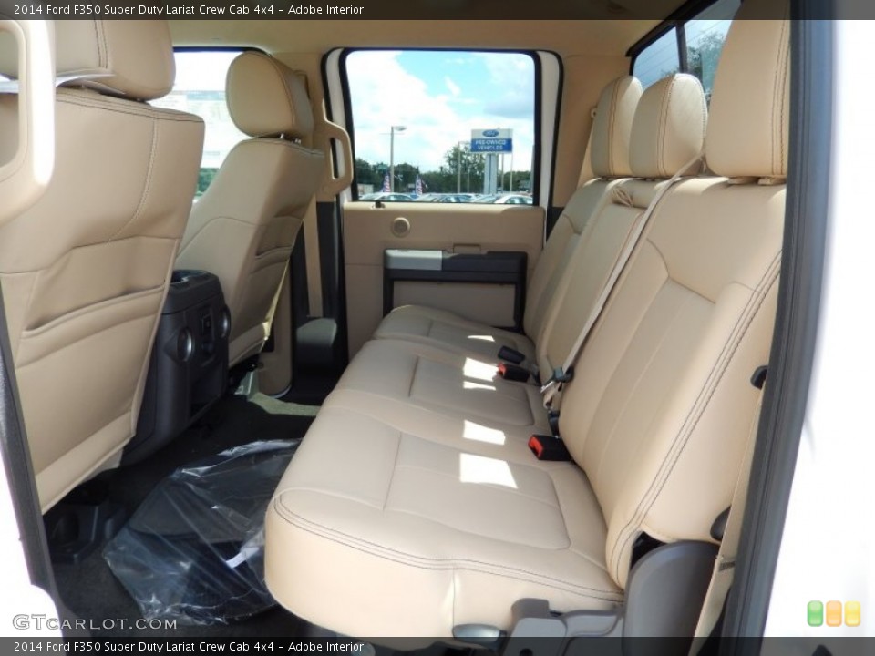 Adobe Interior Rear Seat for the 2014 Ford F350 Super Duty Lariat Crew Cab 4x4 #85873036