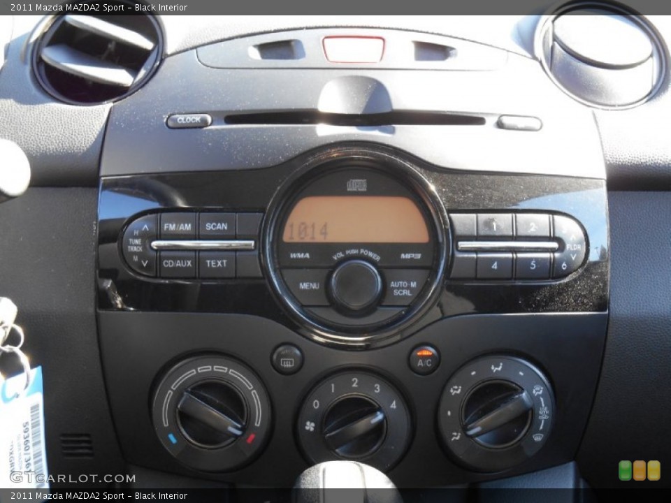 Black Interior Controls for the 2011 Mazda MAZDA2 Sport #85873369
