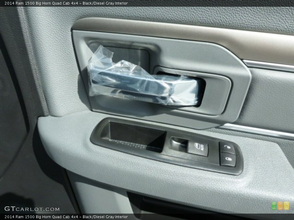 Black/Diesel Gray Interior Controls for the 2014 Ram 1500 Big Horn Quad Cab 4x4 #85877617