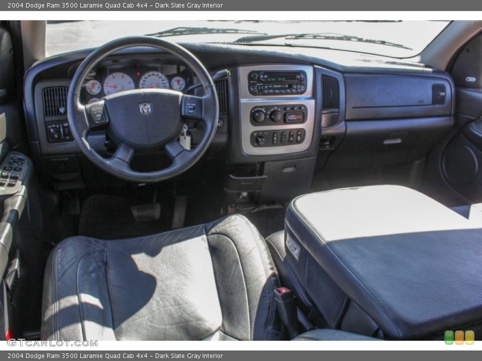 Dark Slate Gray Interior Dashboard for the 2004 Dodge Ram 3500 Laramie Quad Cab 4x4 #85877818