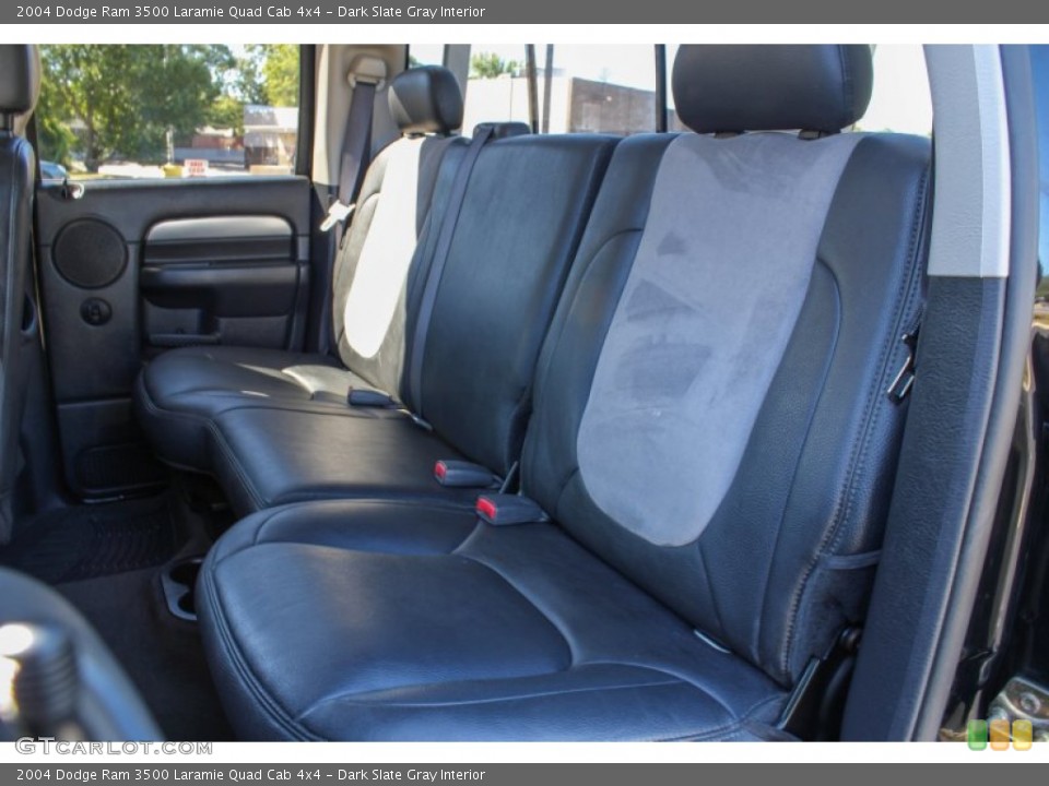Dark Slate Gray Interior Rear Seat for the 2004 Dodge Ram 3500 Laramie Quad Cab 4x4 #85877842