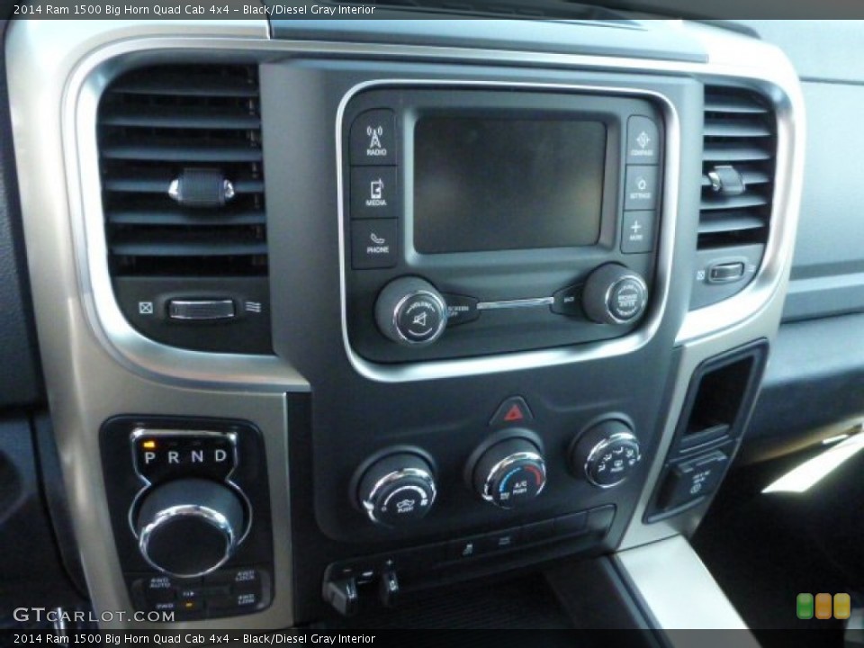 Black/Diesel Gray Interior Controls for the 2014 Ram 1500 Big Horn Quad Cab 4x4 #85877857