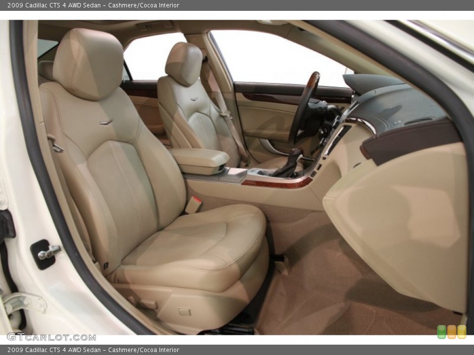 Cashmere/Cocoa Interior Photo for the 2009 Cadillac CTS 4 AWD Sedan #85877995