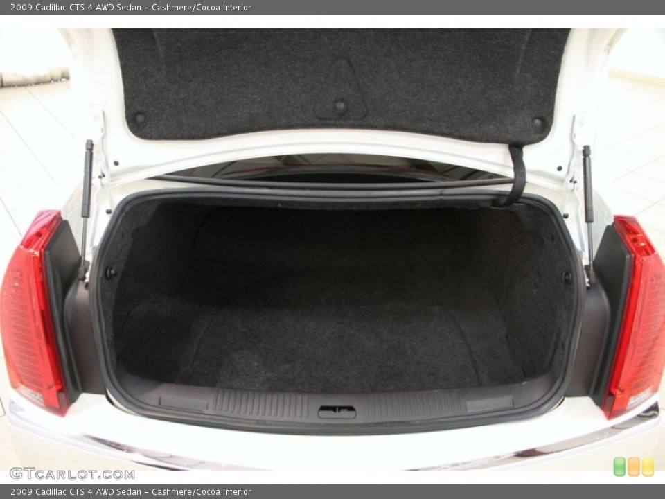 Cashmere/Cocoa Interior Trunk for the 2009 Cadillac CTS 4 AWD Sedan #85878067