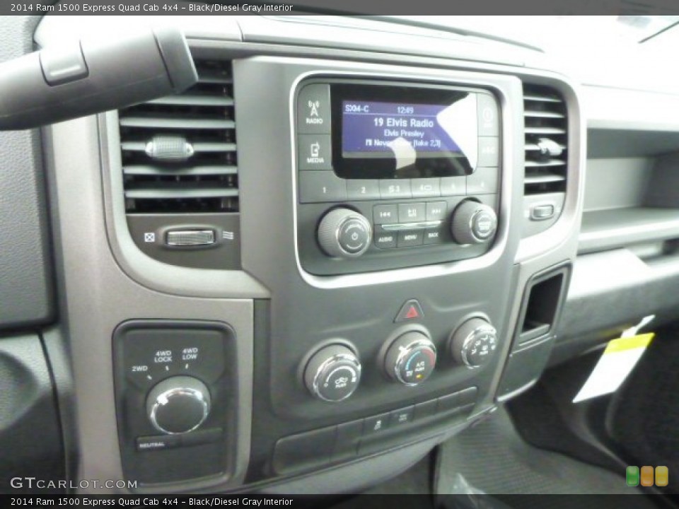 Black/Diesel Gray Interior Controls for the 2014 Ram 1500 Express Quad Cab 4x4 #85878319