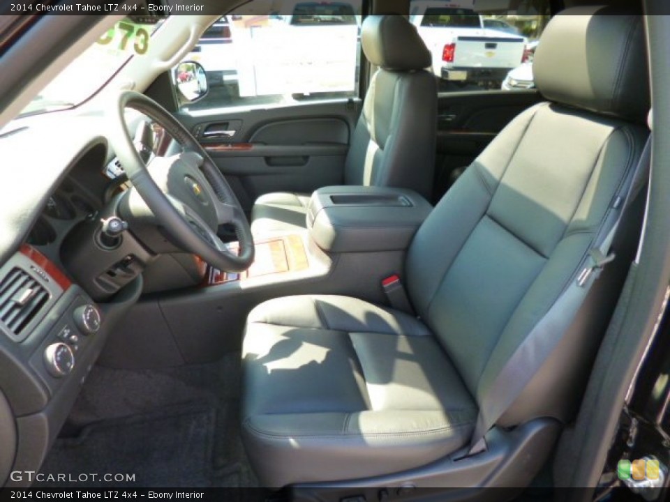 Ebony Interior Front Seat for the 2014 Chevrolet Tahoe LTZ 4x4 #85879348