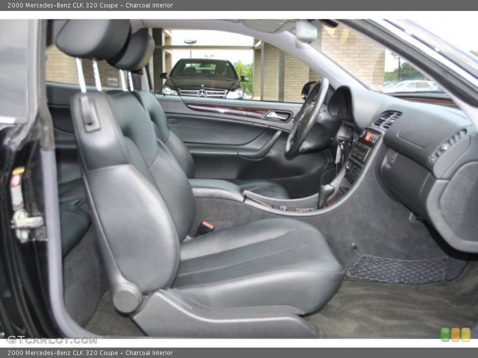 Charcoal Interior Front Seat for the 2000 Mercedes-Benz CLK 320 Coupe #85880983