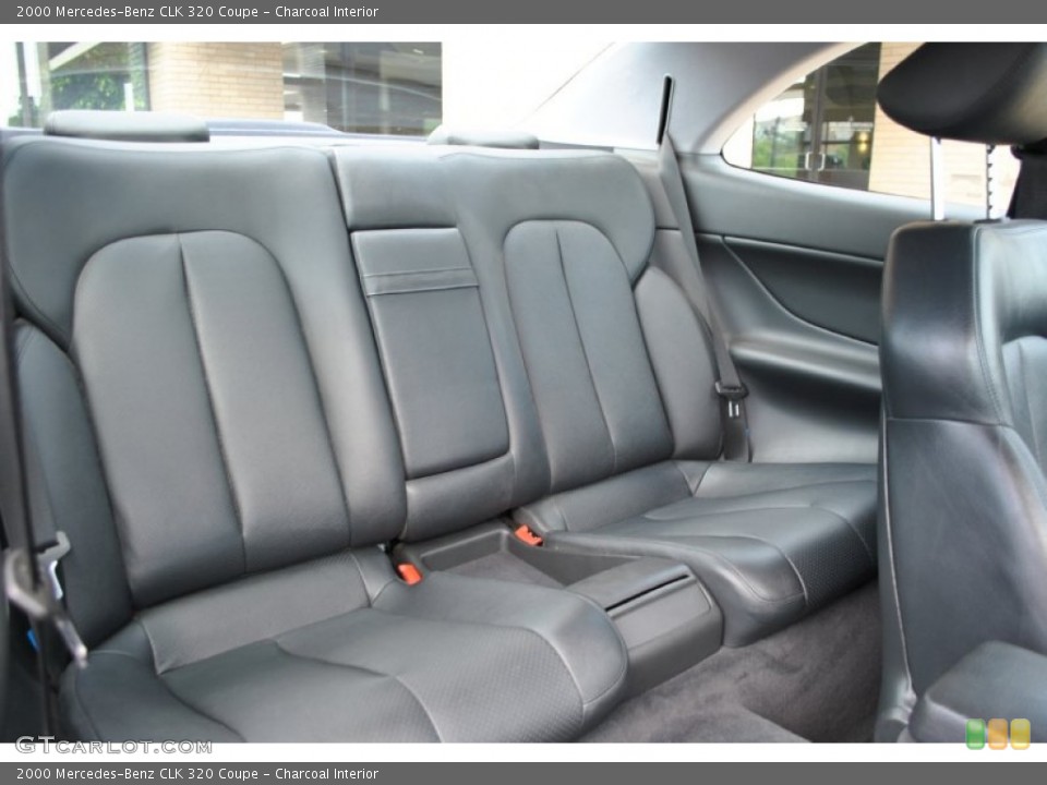 Charcoal Interior Rear Seat for the 2000 Mercedes-Benz CLK 320 Coupe #85881007