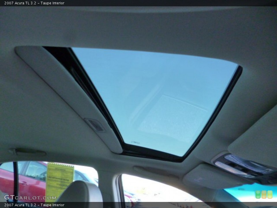 Taupe Interior Sunroof for the 2007 Acura TL 3.2 #85881448