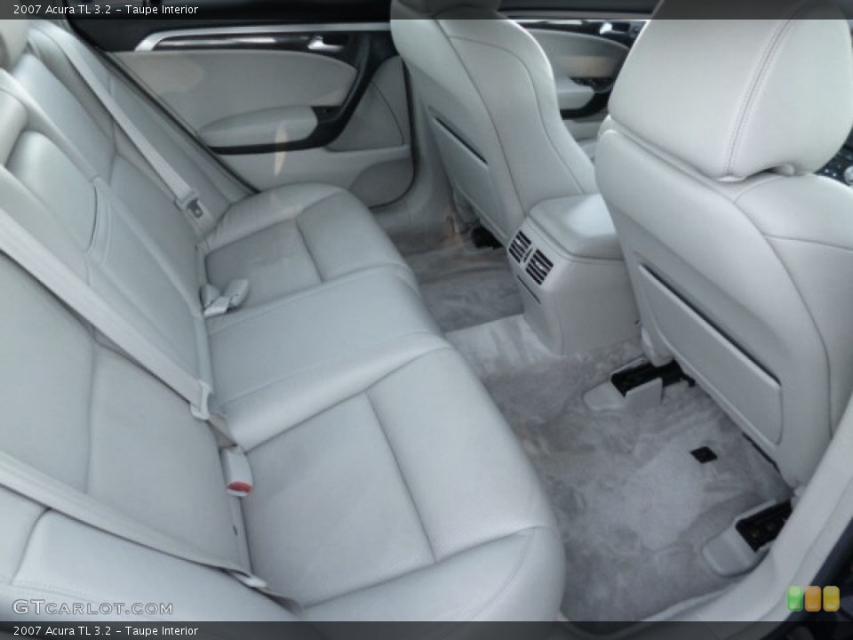 Taupe Interior Rear Seat for the 2007 Acura TL 3.2 #85881472