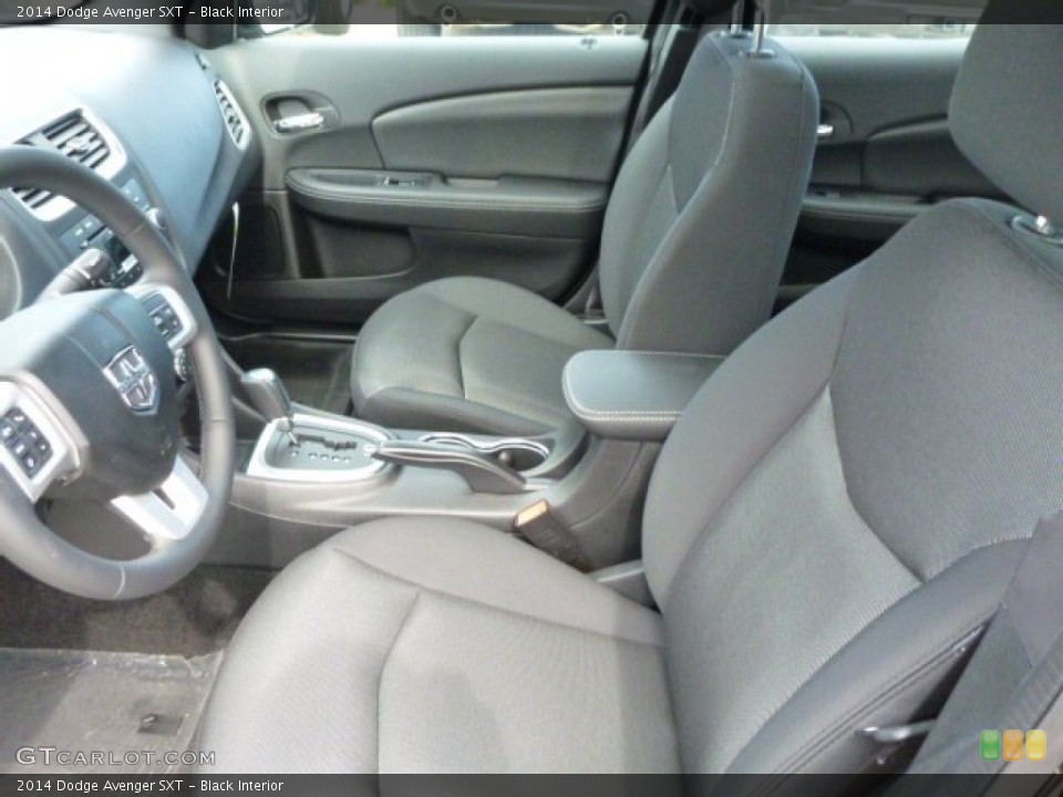 Black Interior Front Seat for the 2014 Dodge Avenger SXT #85882252