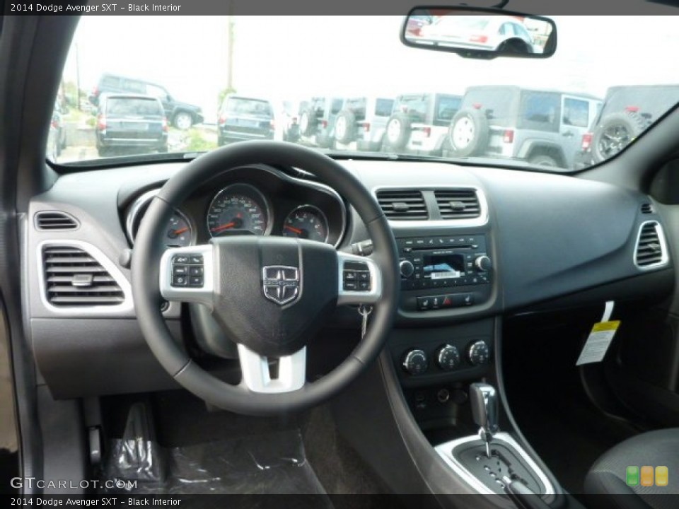 Black Interior Dashboard for the 2014 Dodge Avenger SXT #85882300