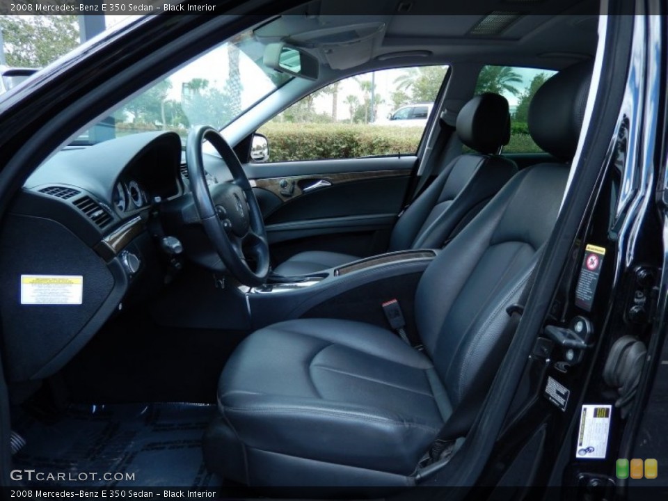 Black Interior Photo for the 2008 Mercedes-Benz E 350 Sedan #85883188