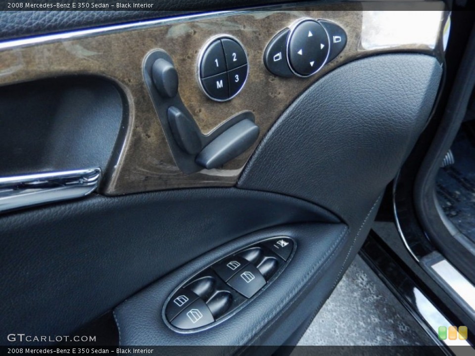 Black Interior Controls for the 2008 Mercedes-Benz E 350 Sedan #85883250