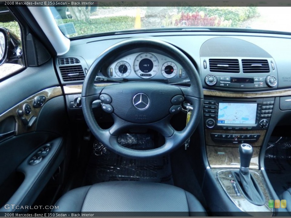Black Interior Dashboard for the 2008 Mercedes-Benz E 350 Sedan #85883434
