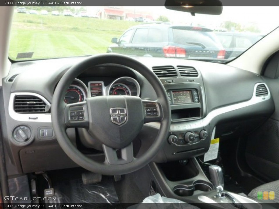 Black Interior Dashboard for the 2014 Dodge Journey SXT AWD #85883680