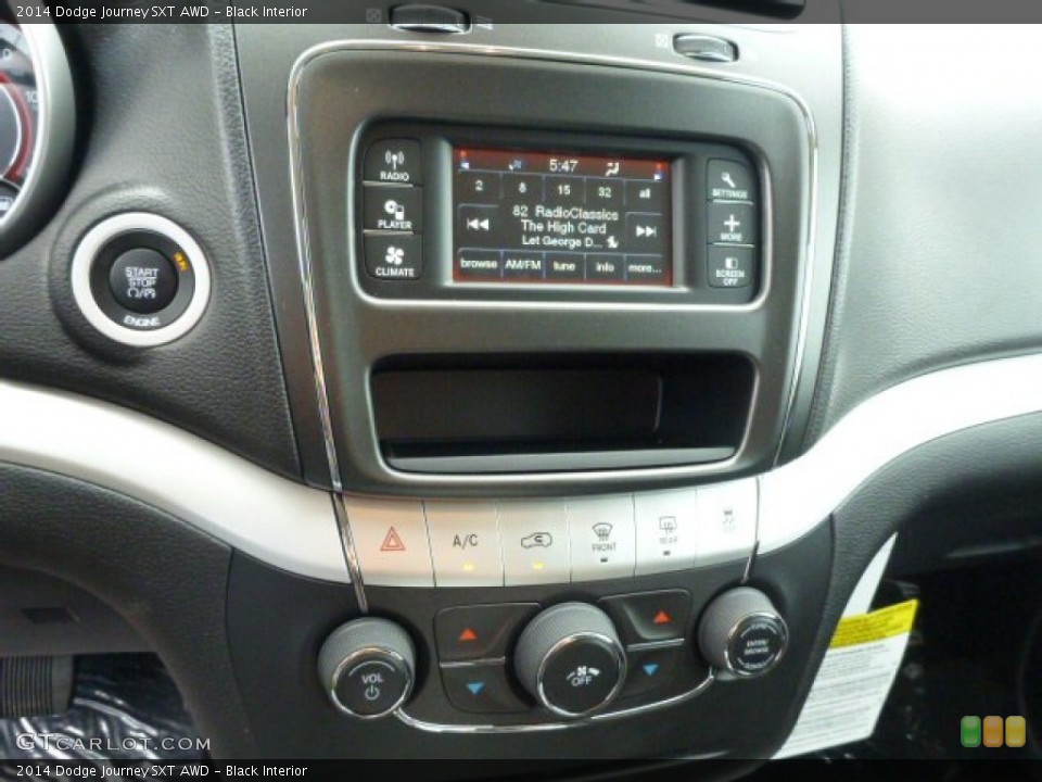 Black Interior Controls for the 2014 Dodge Journey SXT AWD #85883824