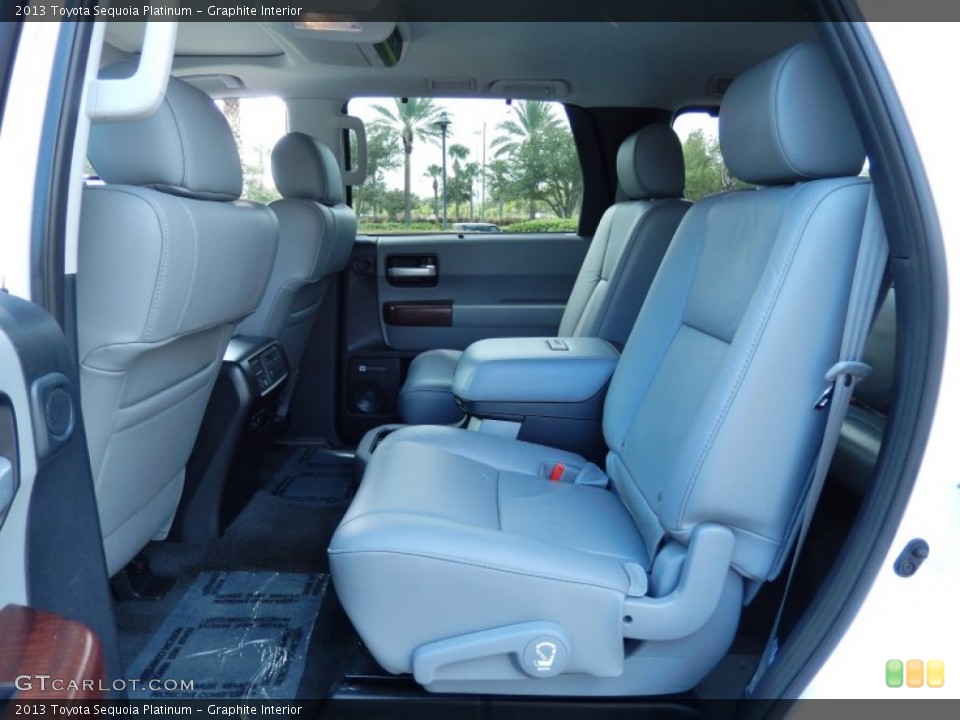 Graphite Interior Rear Seat for the 2013 Toyota Sequoia Platinum #85884778
