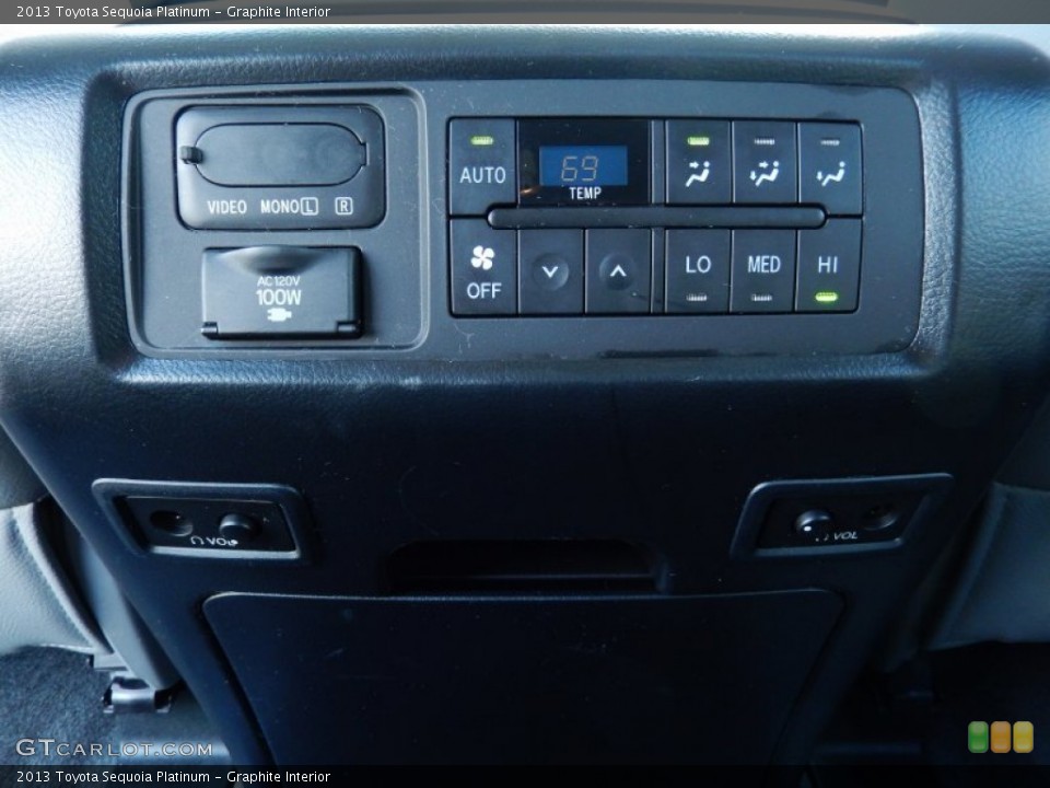 Graphite Interior Controls for the 2013 Toyota Sequoia Platinum #85884874