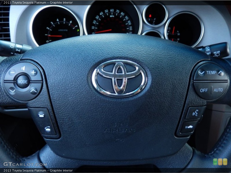 Graphite Interior Steering Wheel for the 2013 Toyota Sequoia Platinum #85885135