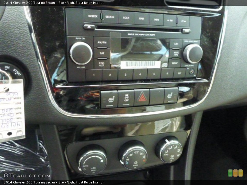 Black/Light Frost Beige Interior Controls for the 2014 Chrysler 200 Touring Sedan #85885174