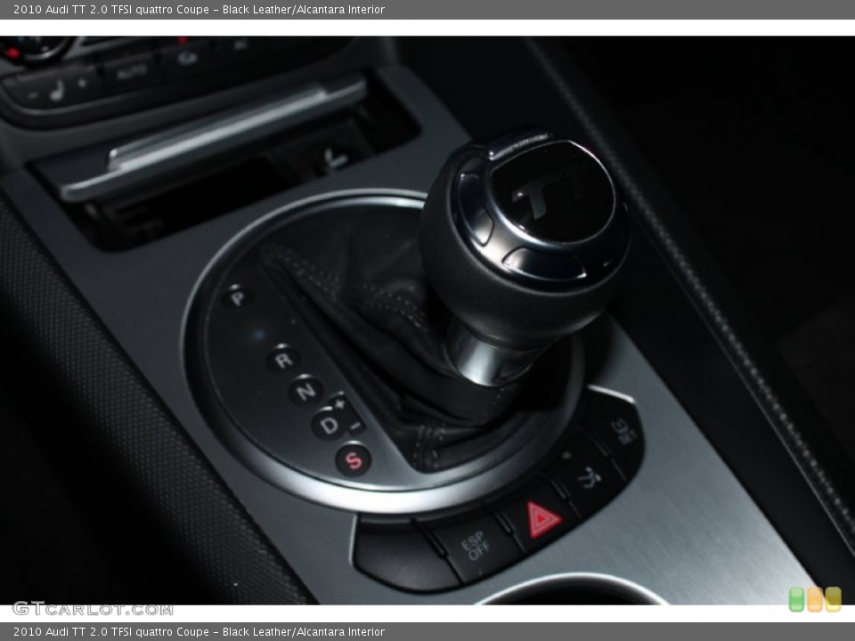 Black Leather/Alcantara Interior Transmission for the 2010 Audi TT 2.0 TFSI quattro Coupe #85887202