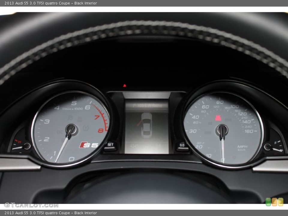 Black Interior Gauges for the 2013 Audi S5 3.0 TFSI quattro Coupe #85888540
