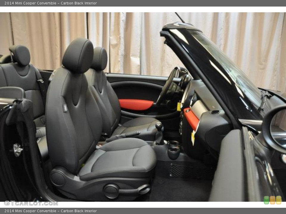 Carbon Black Interior Photo for the 2014 Mini Cooper Convertible #85889455