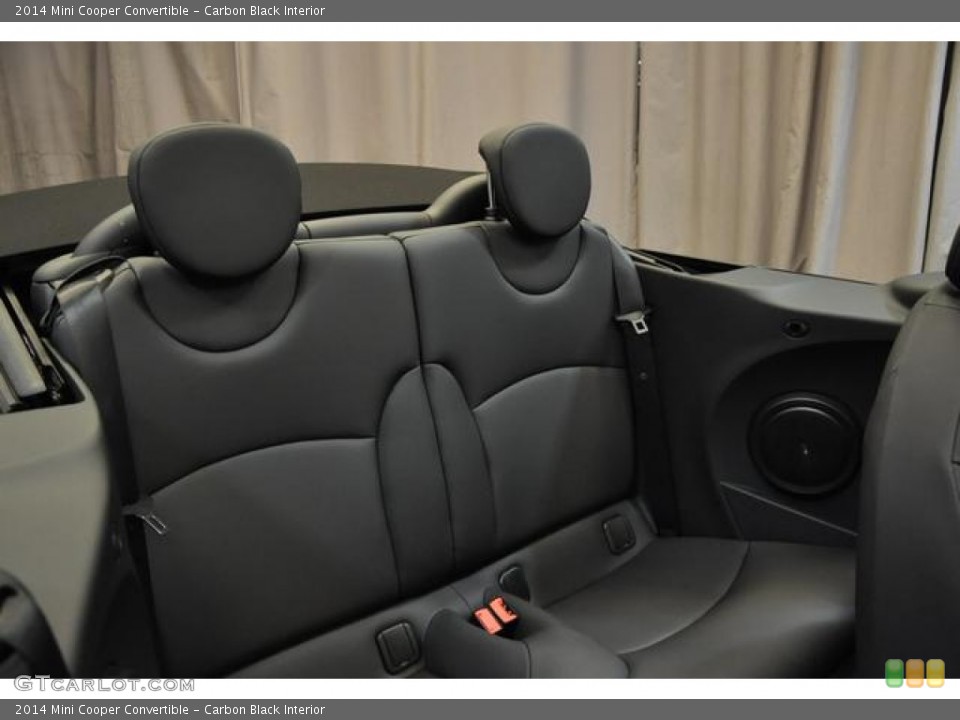 Carbon Black Interior Rear Seat for the 2014 Mini Cooper Convertible #85889524