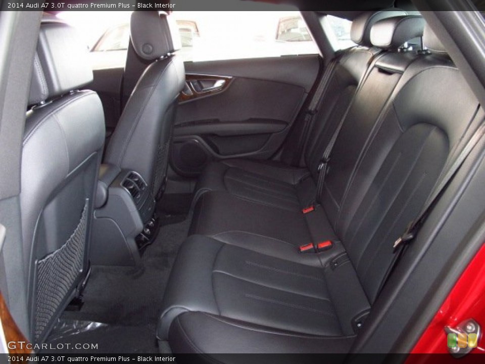 Black Interior Rear Seat for the 2014 Audi A7 3.0T quattro Premium Plus #85889836