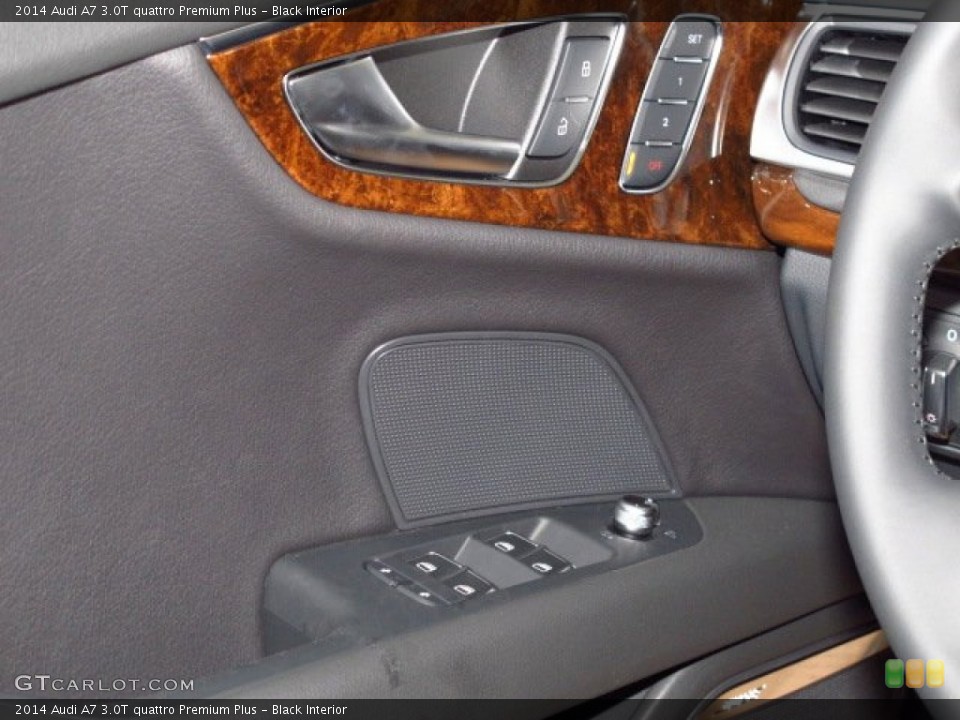 Black Interior Controls for the 2014 Audi A7 3.0T quattro Premium Plus #85889935